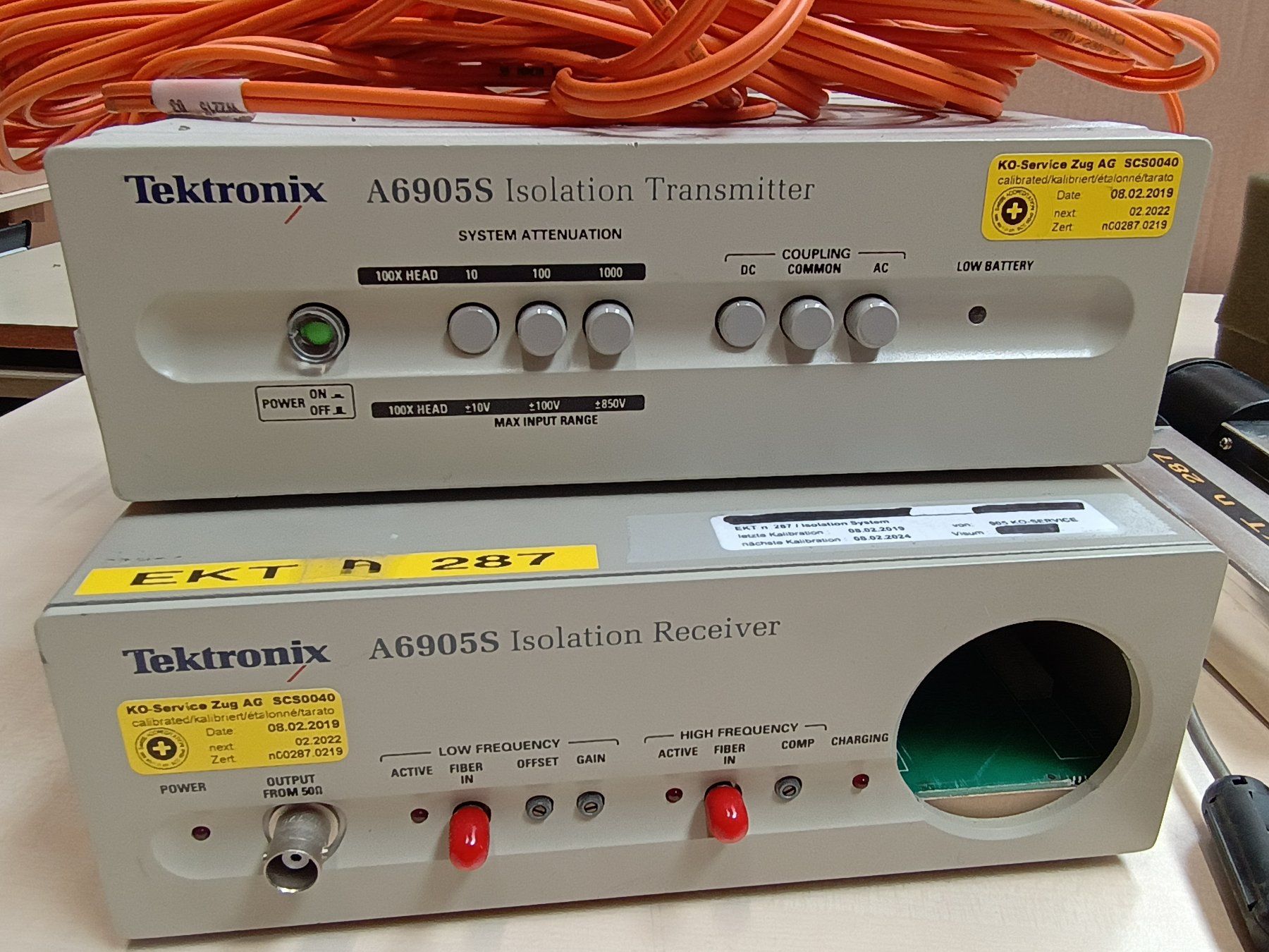 Misurare: Tektronix A6905S Isolation Transmitter/Receiver Set - defekt – Difettoso da Döttingen venduto da Schlei