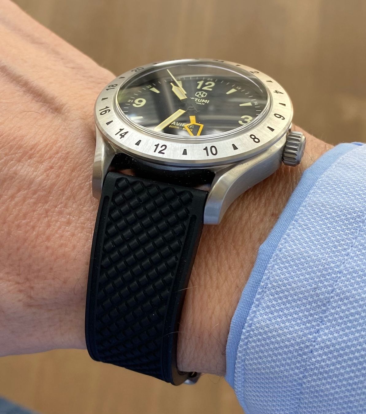 Orologi: NEU! Aviera Automatic GMT by Nezumi Stockholm – Nuovo e nell'imballaggio originale da Bern venduto da RealYoda 5