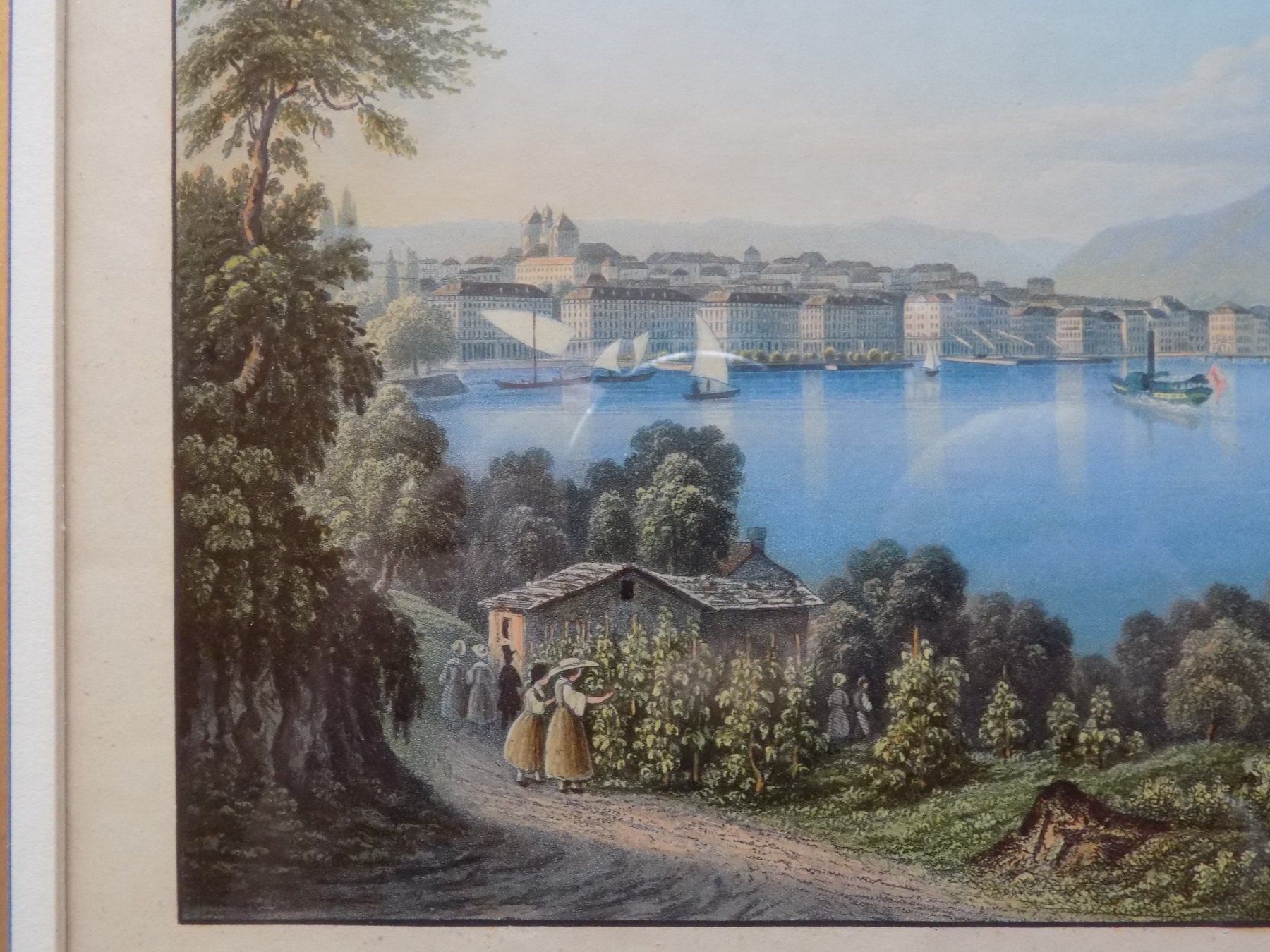 Incisioni: Genève Genf herrliches Kolorit – Usato da Risch venduto da Rischli15 4