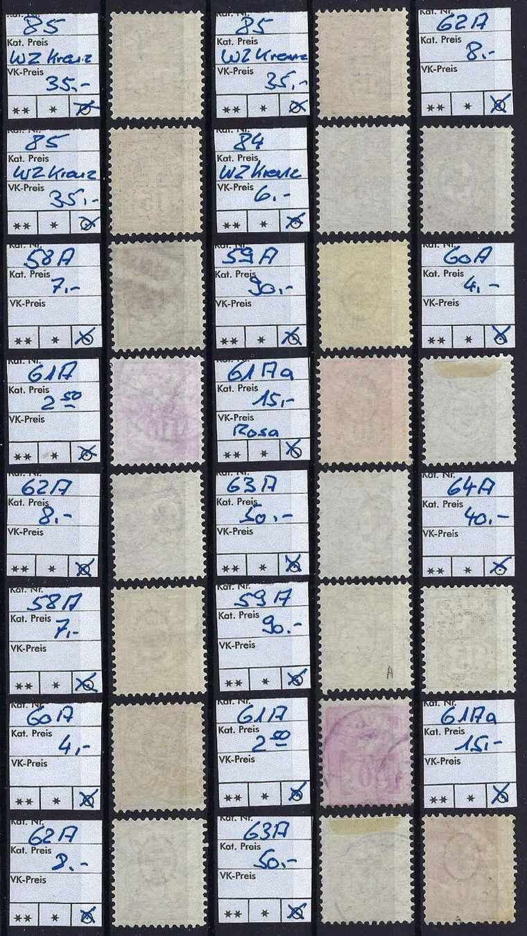 Tutti i francobolli: TOP Lot Ziffermuster gest. SBK 504.- – Usato da Hitzkirch venduto da walti1959 3
