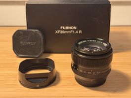 Fujifilm Fujinon XF 35mm F1.4 R mit Originalverpackung