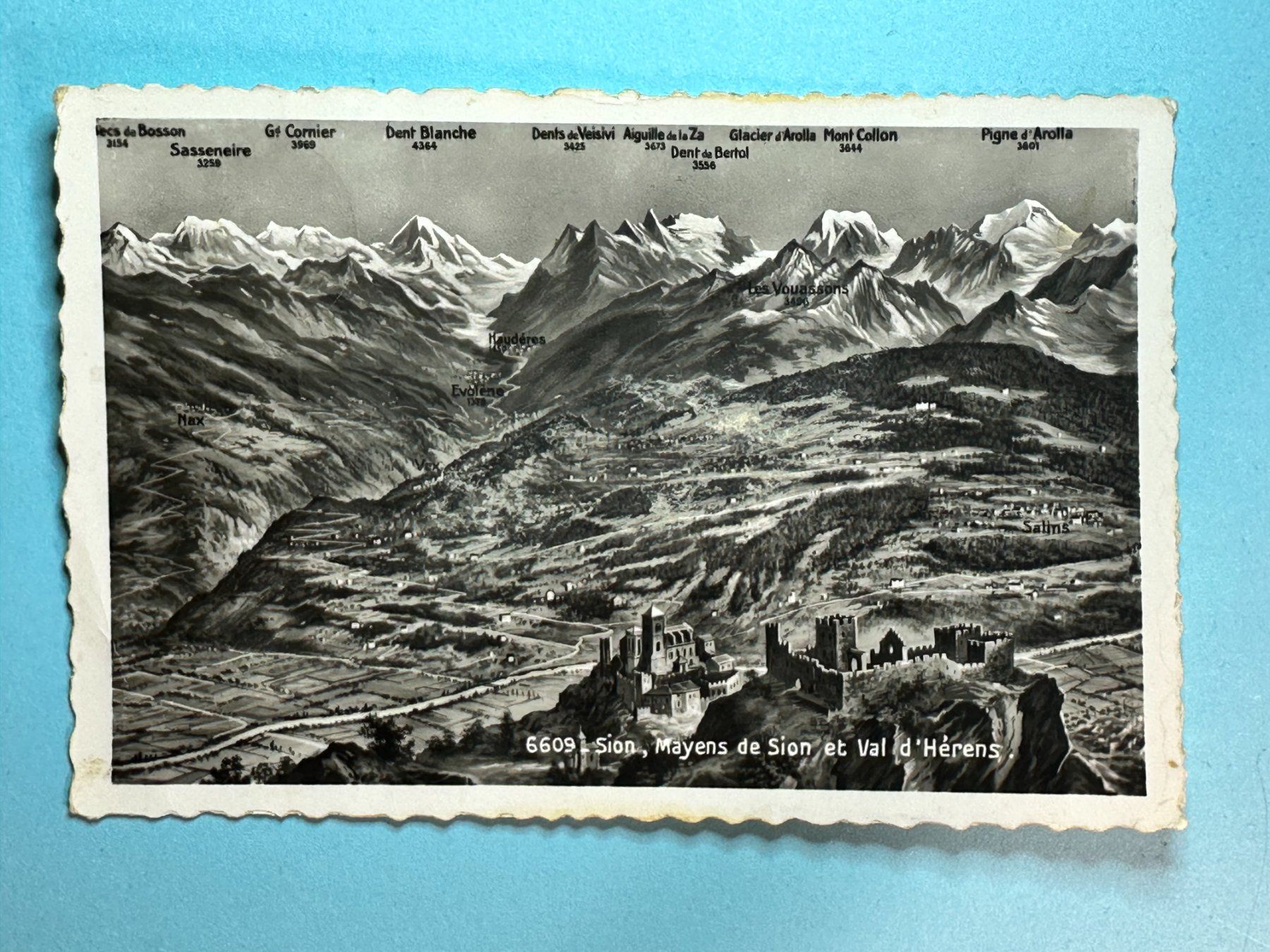 Cartoline postali: Sion, Mayens de Sion – Usato da Steg VS venduto da danwer74