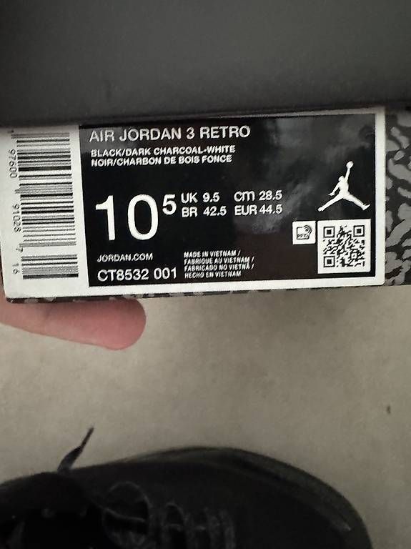 Jordan Scarpe da uomo: Jordan 3 Black cats – Usato da Villnachern venduto da kim_rrs6 3