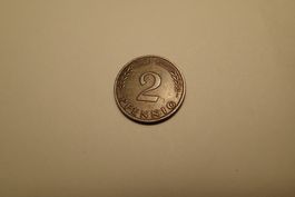 2 Pfennig 1965 F  nicht magnetisch