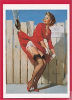 PIN UP GIRL, GIL ELVGREN 1961, AN UNEXPECTED LIFT