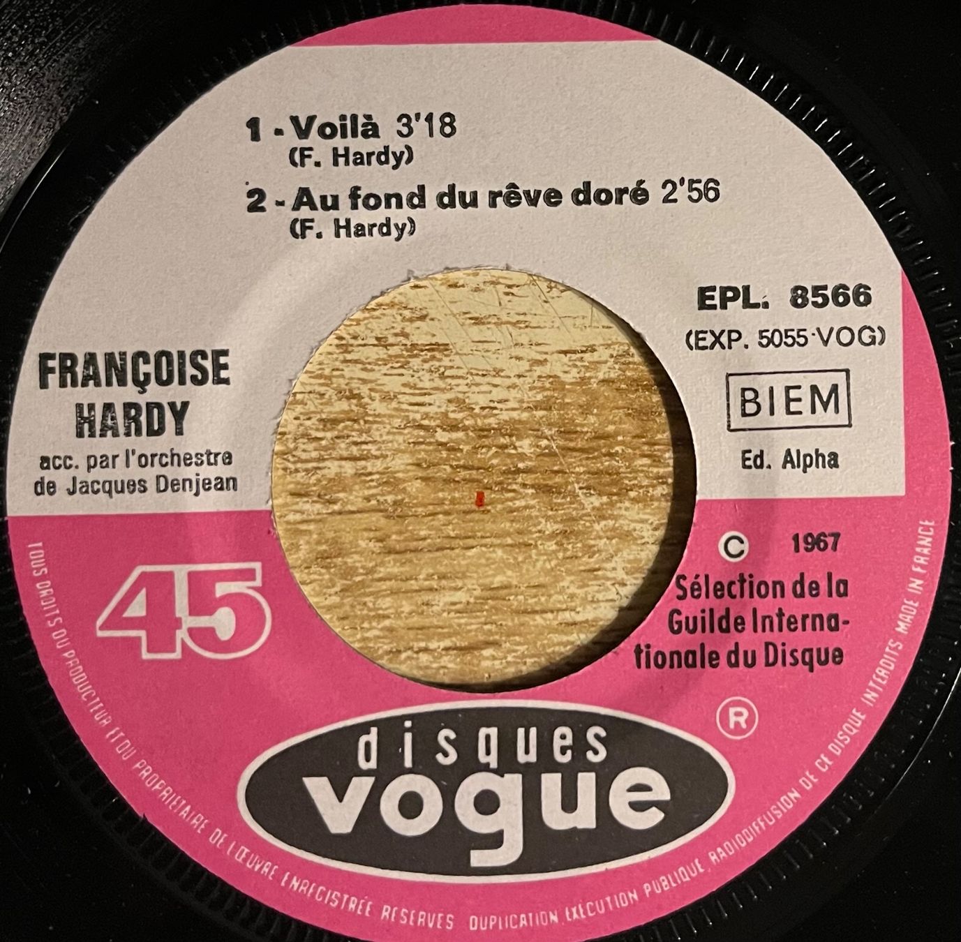 Dischi in vinile: FRANÇOISE HARDY - VOILÀ – Usato da Bussigny venduto da vinyl-pas-cher 2
