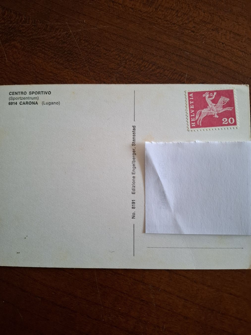 Cartoline postali: Carona Centro Sportivo – Usato da Viganello venduto da sor_dcq8 1