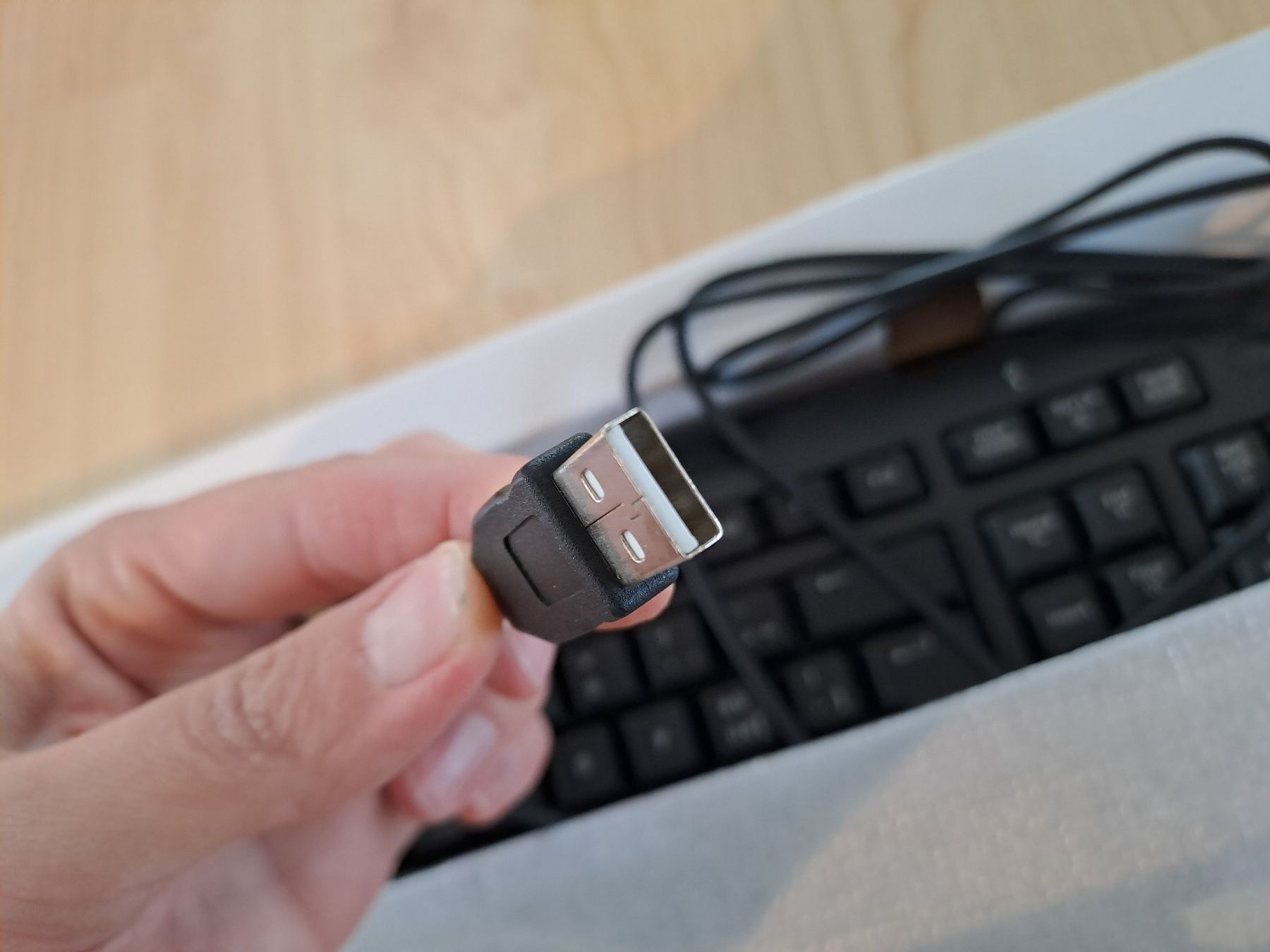 Logitech Tastaturen: Logitech Classic Keyboard 200 wenig gebraucht – Gebraucht aus Glashütten von Schwebefisch 3