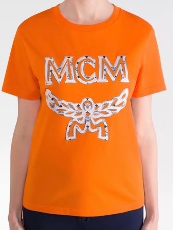 MCM T-Shirt Shirt Orange Gr.L Damen Bluse MCM neuwertig