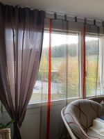 Tolle Pfister Vorhänge 1x transparent Farbenstreifen 2 Nacht