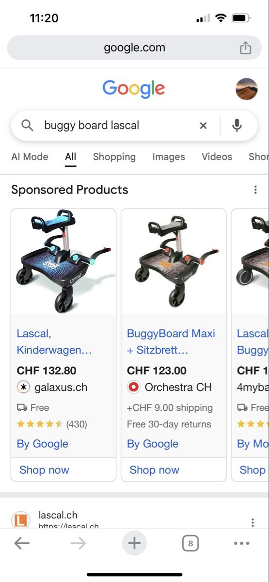 Lascal Accessori per carrozzine: Buggy board maxi lascal pour pousette  – Usato da ATTALENS venduto da HDT123 3