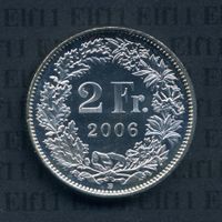 CHF___2.00 2006 stgl * nigelnagelneu! 2 Franken
