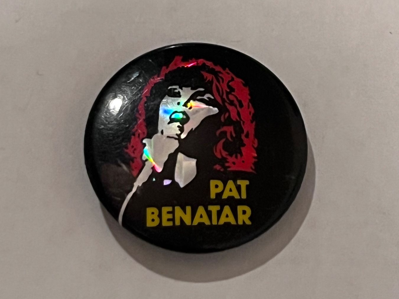 Placchette & Badge: Pat Benatar badge Vintage – Usato da Corjolens venduto da san_kyv9