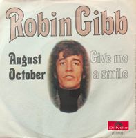 Vinyl-Single Robin Gibb - August October