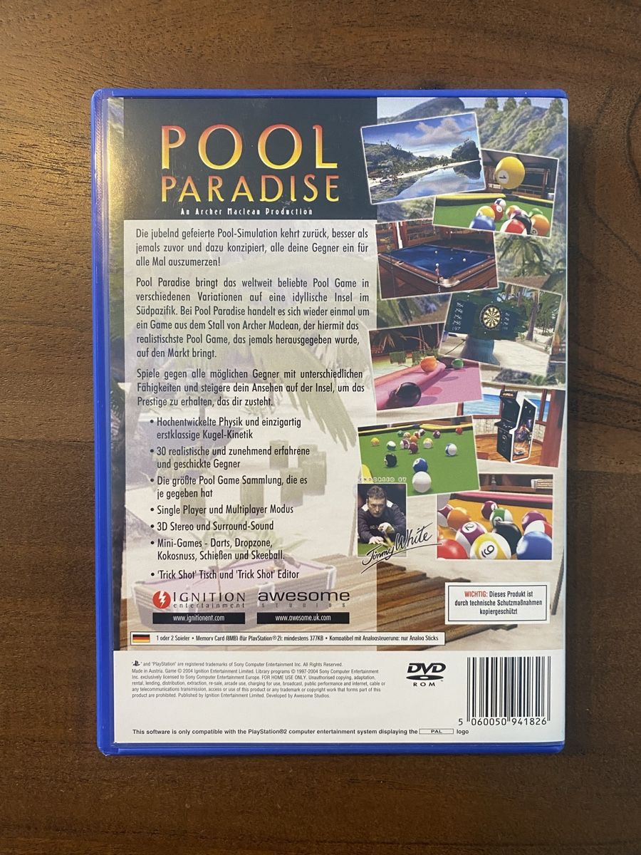 Sony Giochi: Pool Paradise für PS2 – Usato da Thunstetten venduto da Virus_33 2
