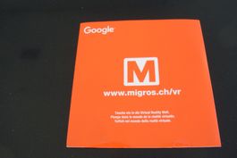 Migros Google Virtual Reality Cardboard für Sammler 2017