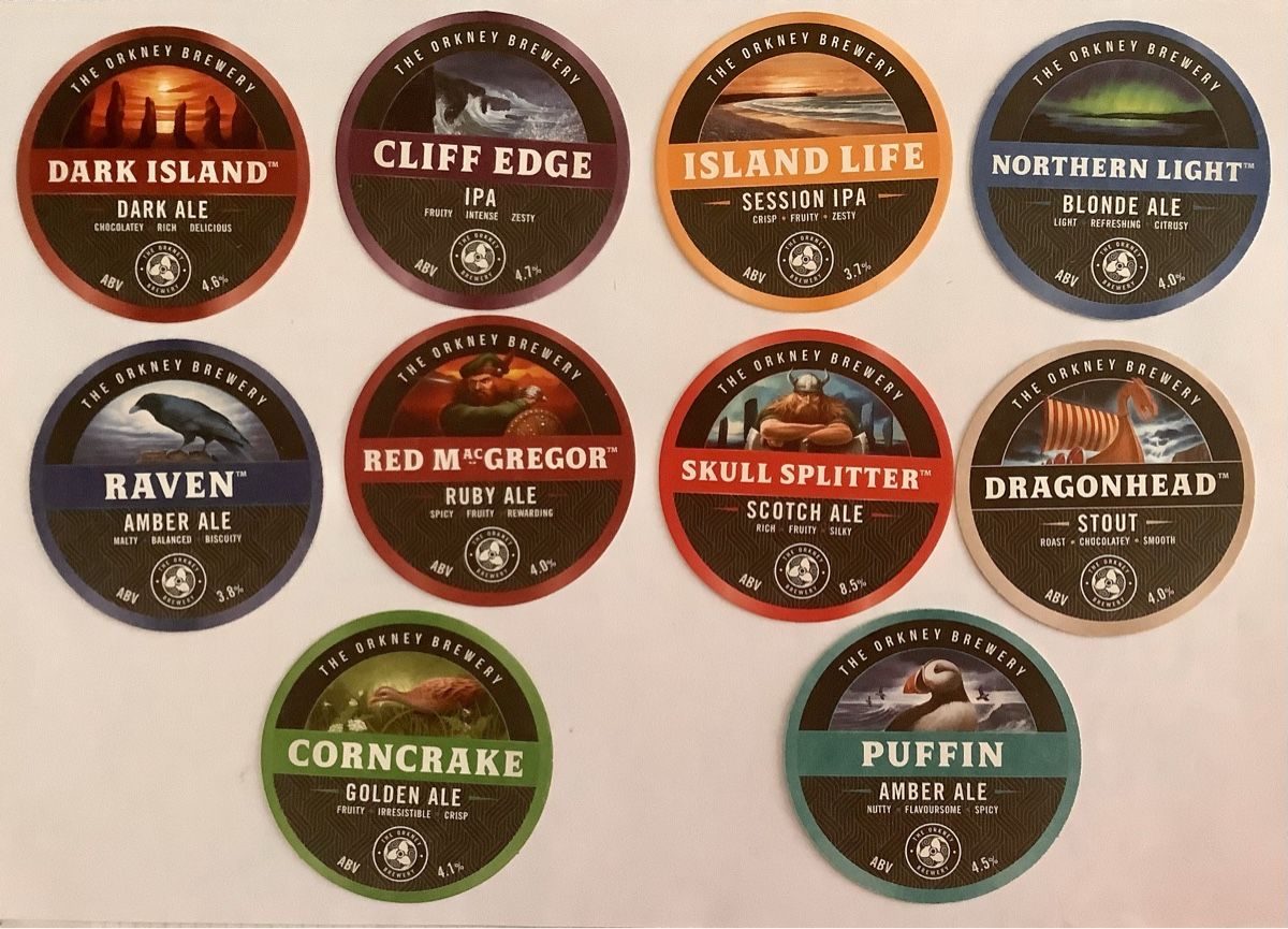 Sottobicchieri: ORKNEY BRAUEREI BIERDECKELN – Nuovo (secondo la descrizione) da Arcegno venduto da Denni
