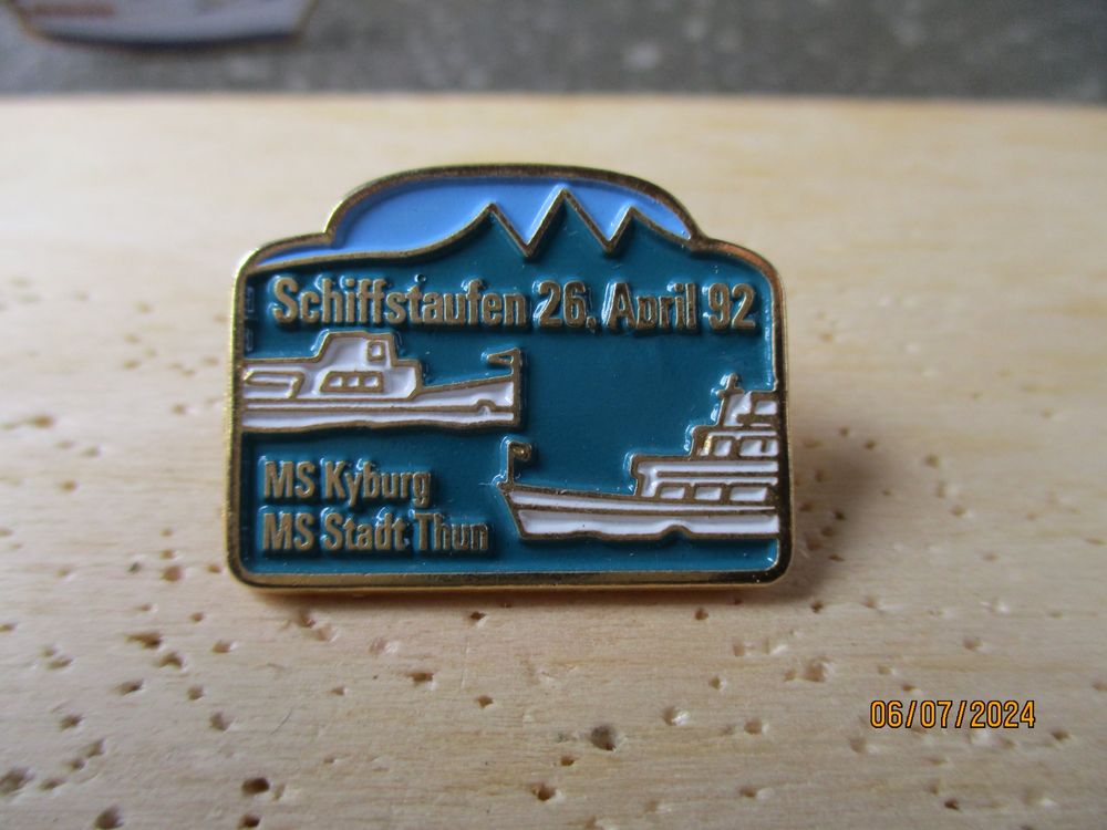 Schiff Taufe MS Kyburg MS Stadt Thun Pin (Neu (gemäss Beschreibung)) in ...