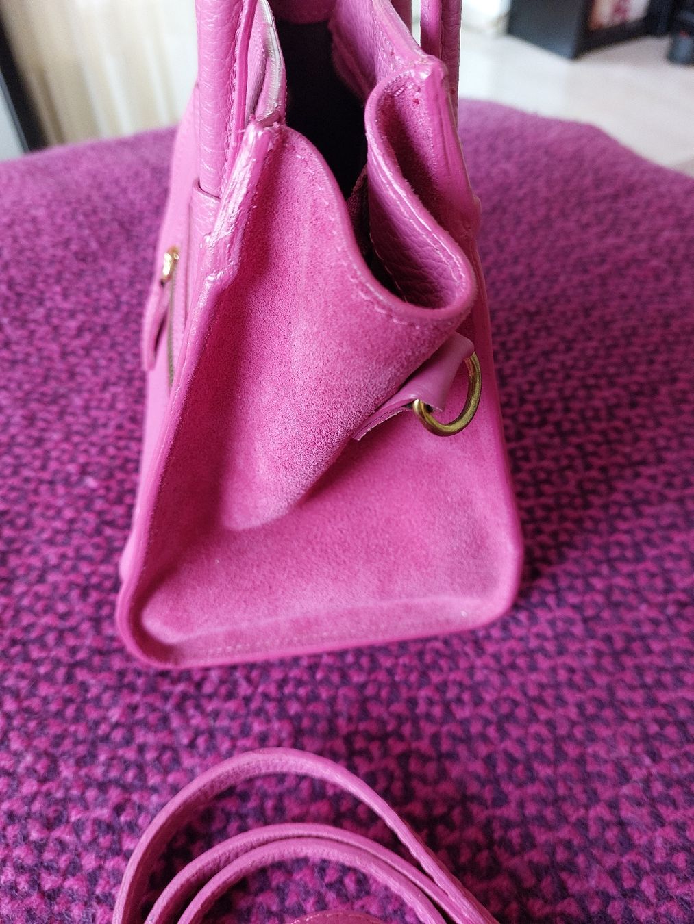 Borse da donna: Damentasche in Pink, Echtleder, neuwertig – Usato da Zürich venduto da Stenat 4
