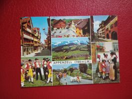 AK Appenzell Stadt mehrbildrig mit Trachten Kultur