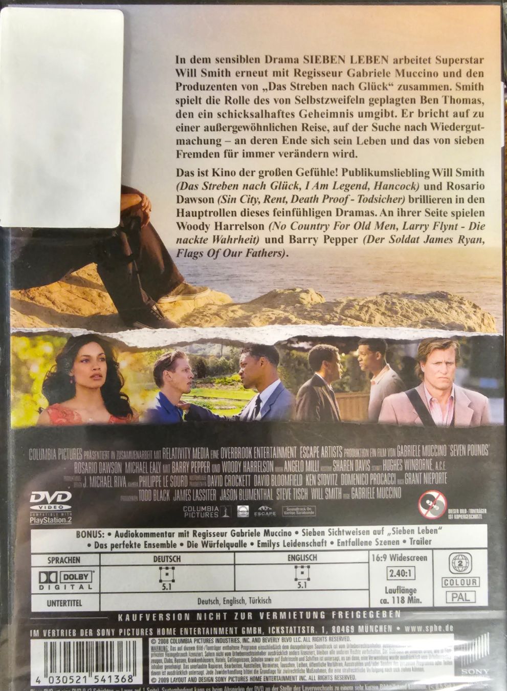 Tutti i DVDs: Sieben Leben – Nuovo e nell'imballaggio originale da Wahlen b. Laufen venduto da Cg10 1