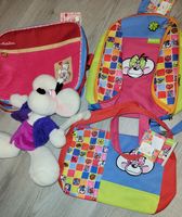 3 Diddlina Artikel Kindertasche Rucksack Plüschtier Set neu