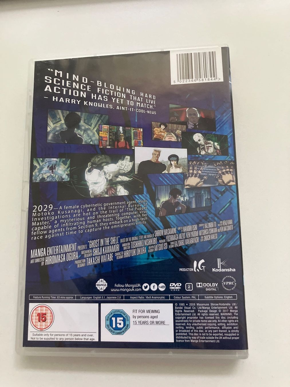 Tous les DVDs: Ghost in the Shell - Anime [UK-Import] DVD – D'occasion à Arbon par JoJoAs 1