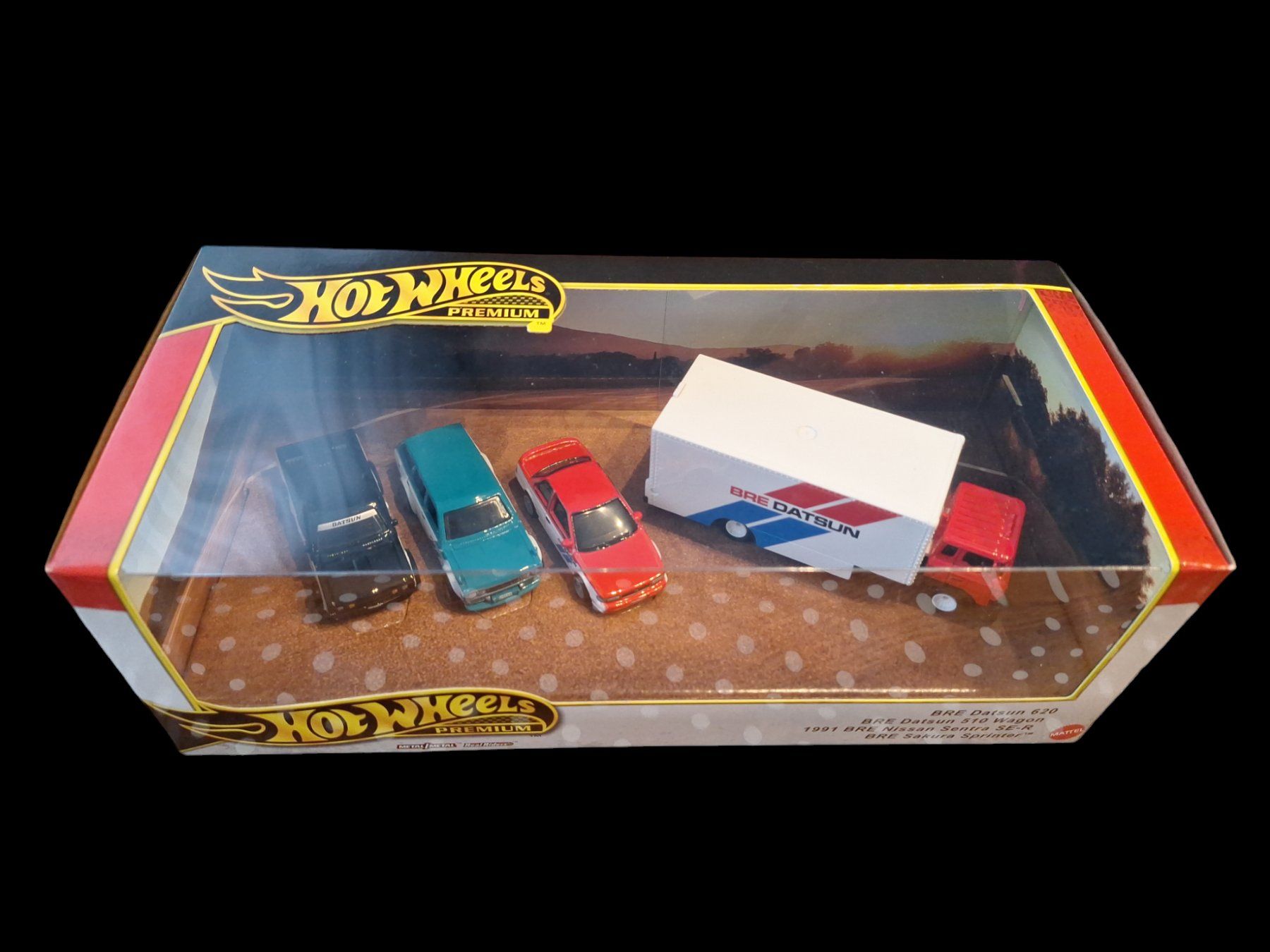 Hot Wheels Modellini d'auto: Hot Wheels Premium Bre Datsun Diorama 2024 – Nuovo e nell'imballaggio originale da Adlikon venduto da Mmartin0 2