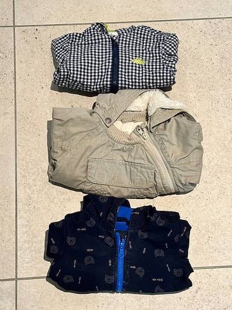 3x Frühlings-Herbstjacken für Jungs - Gr. 74 (s.Oliver, H&M)
