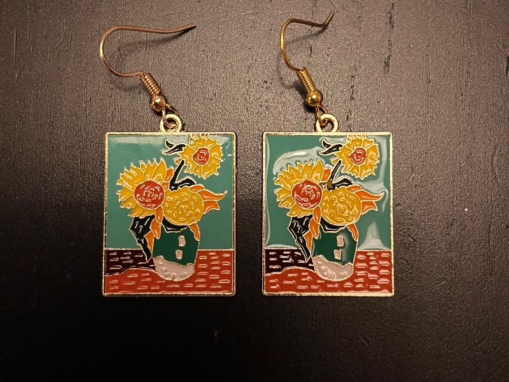 Ohrringe & -stecker: Ohrringe Sonnenblumen – Neu (gemäss Beschreibung) aus Gams von Mariawicca