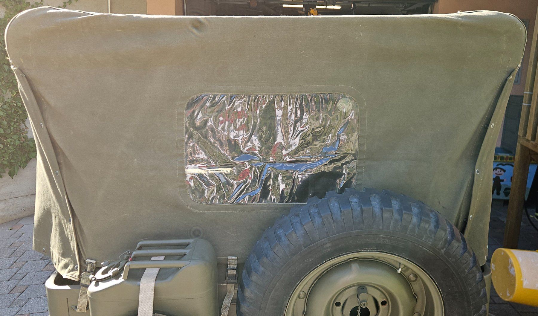 Sonstiges: Jeep Willys MB, bâche – Gebraucht aus Charmey (Gruyère) von gribouille1 4
