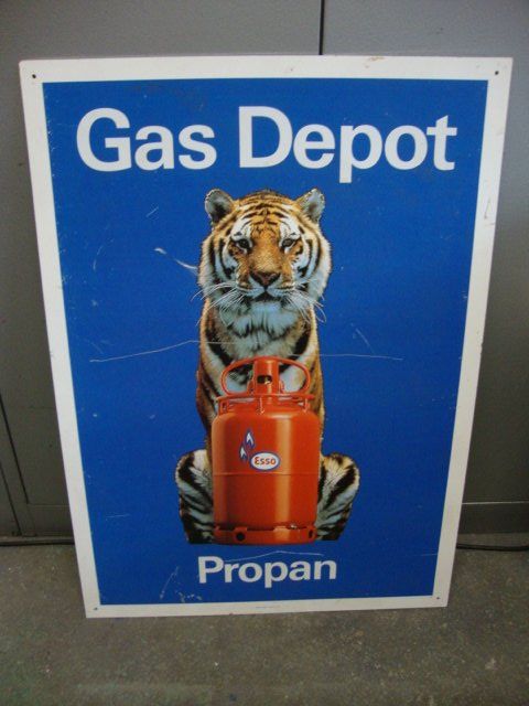 Ecriteaux: Schild Gas Depot – D'occasion à Mollis par Seestern 2