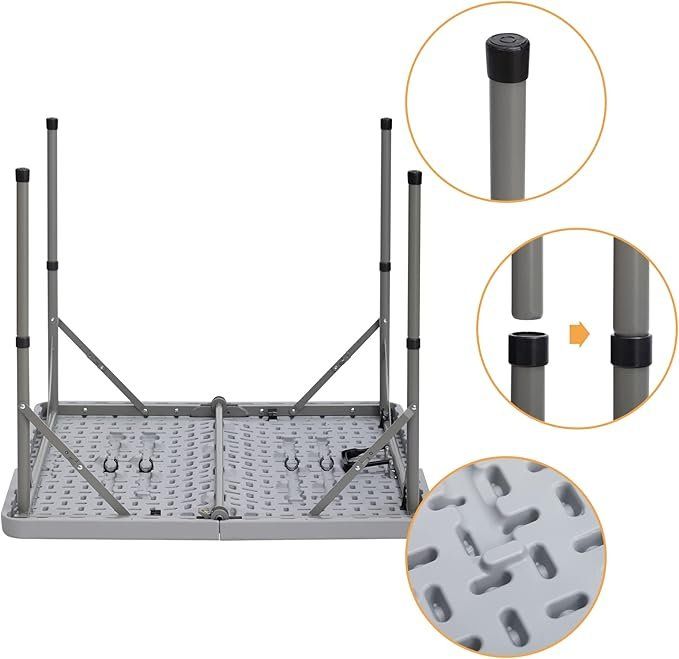Tavoli: Klapptisch Campingtisch Quadratisch Gartentisch Balkontisch – Nuovo e nell'imballaggio originale da Zürich venduto da Novamart 4