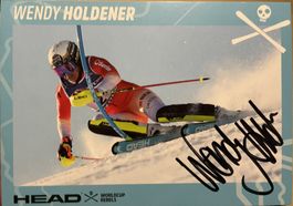 Wendy Holdener SUI Ski Alpin Handsigniert