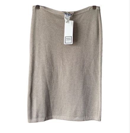 Herve Leger Brand new beige skirt M
