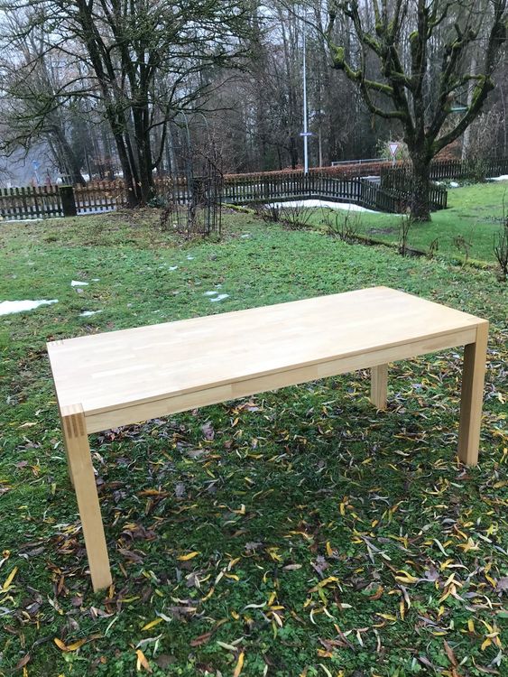 Winsome Alex Snacktisch-Set Aus Massivholz – 5-teilig, Natürliche Optik, Mit Ständer, 66cm Hoch