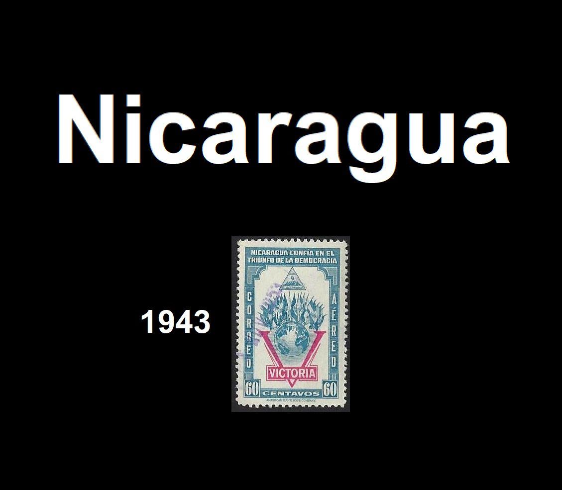 Tutti i francobolli: Nicaragua 1943, Luftpostmarke – Usato da Baar venduto da W47