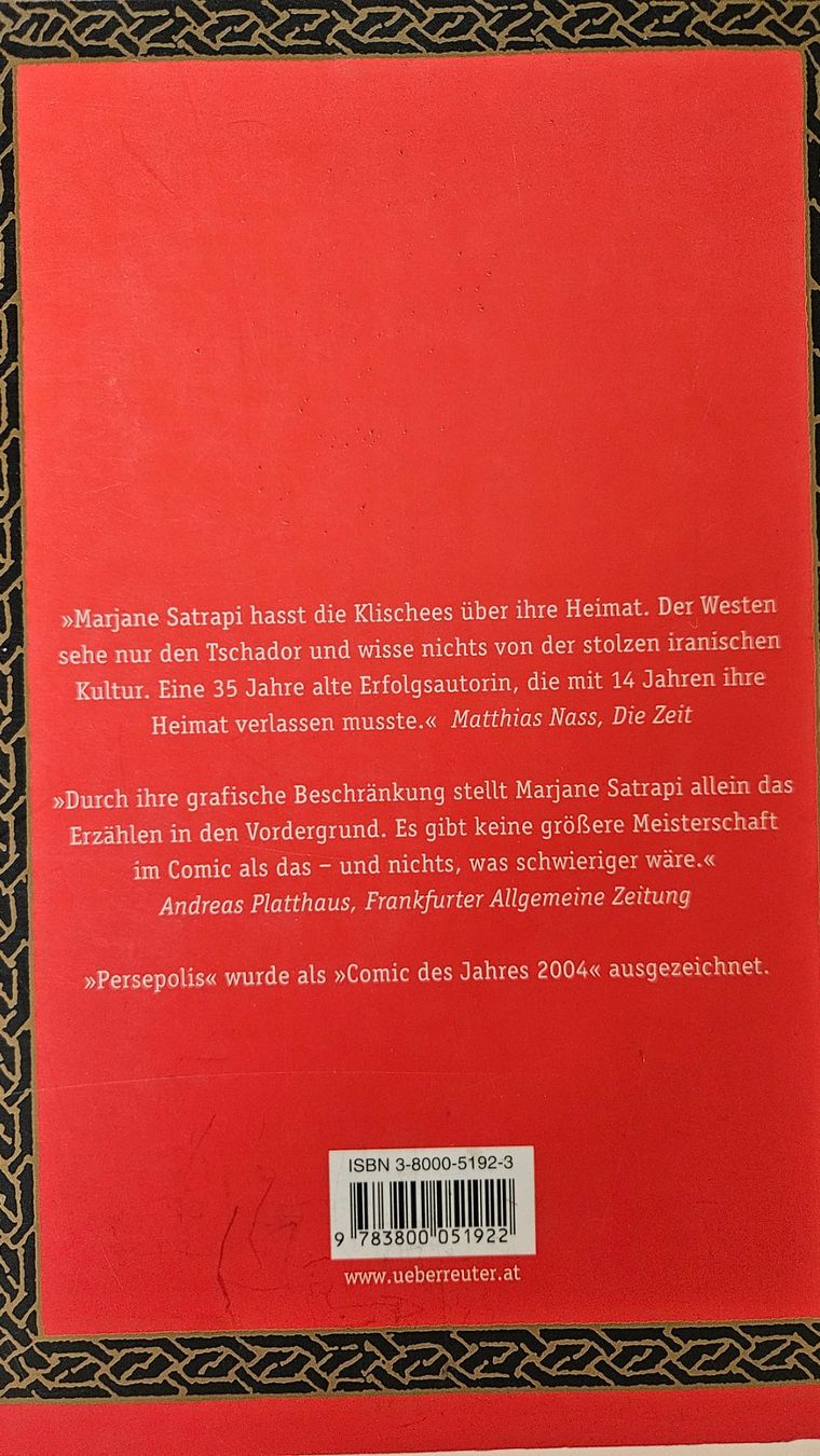 Comics: Persepolis Comic-Romane von Marjane Satrapi – Gebraucht aus Basel von True_Hofer_Store 2