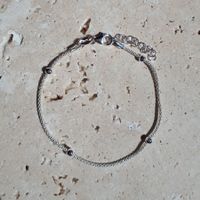 Neu, Silberarmband mit Kügelchen
