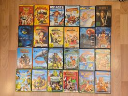 25 verschiedene DVD's für Kinder