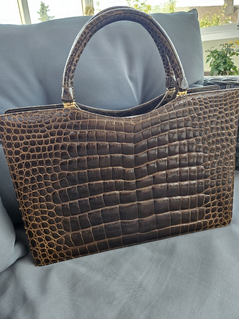 Borse da donna: Vintage Damen Tasche Echt Leder – Usato da Rickenbach b. Wil venduto da nic_8ljr 1