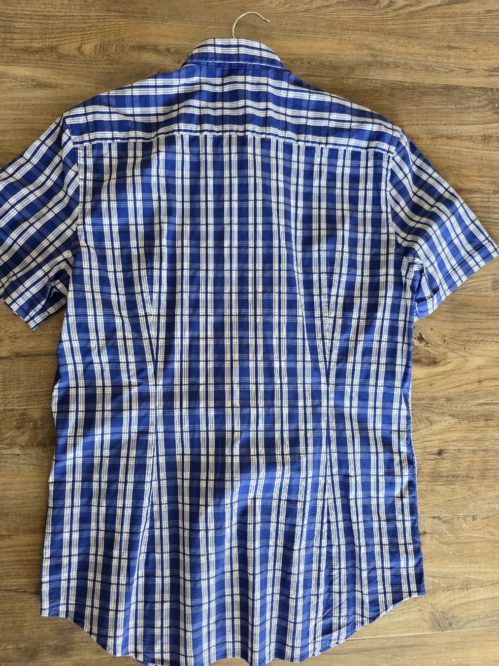 Esprit Hemden: Herren Kurzarmhemd Esprit Karomuster Blau Grösse L – Gebraucht aus Muhen von der_vpb8 3