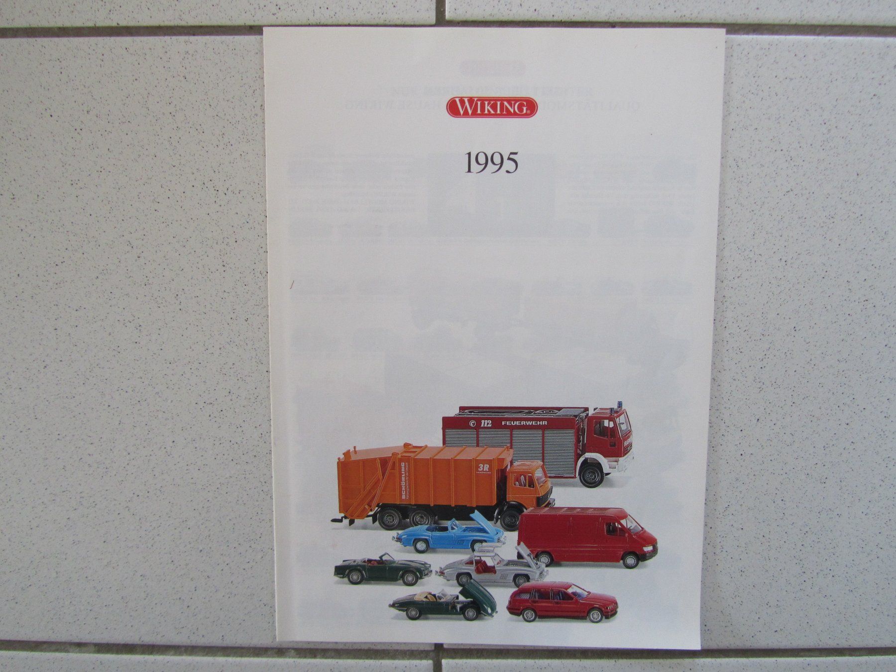 Wiking Modellautos: Wiking, Automodell Prospekt 1995 – Gebraucht aus Weiningen ZH von dietsch57