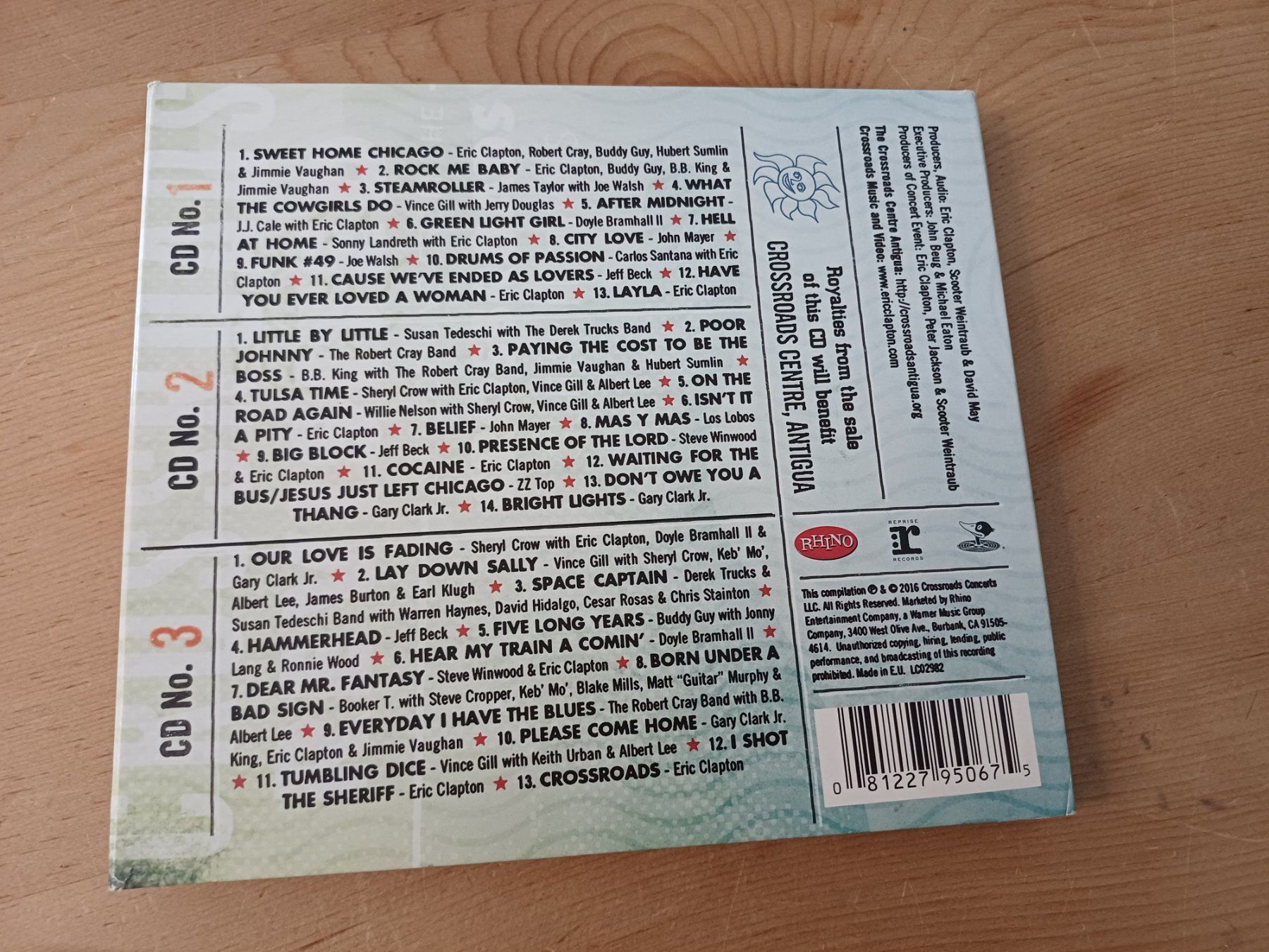 CD: Eric Clapton: Crossroads Revisited - Selections From The Cro – Usato da Jona venduto da Rreto71 5