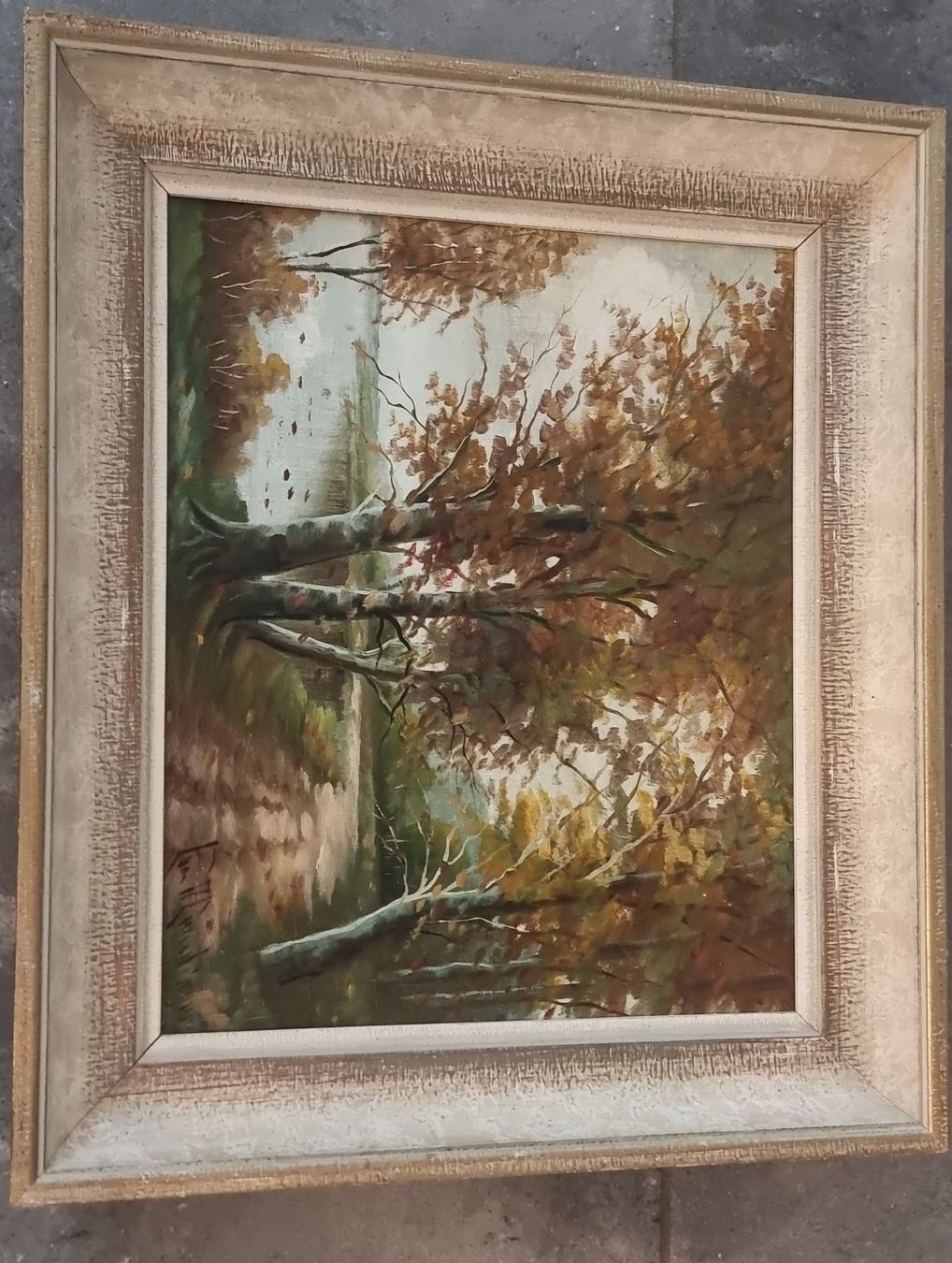 Dipinti: Wunderschönes Herbstbild mit Rahmen – Usato da Zweidlen venduto da VG159 1