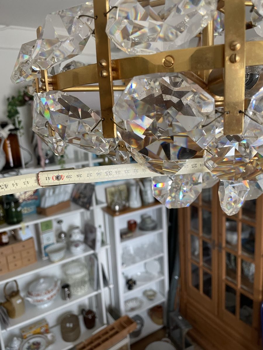 Lampade: Schöne Kristall Lampe – Usato da Flawil venduto da Naphtali 5