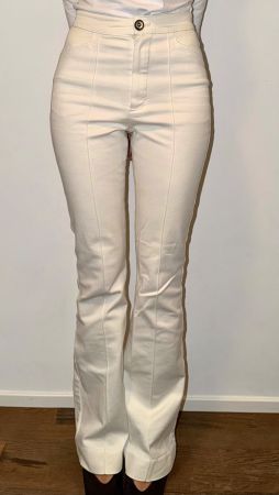 Massimo Dutti creamy trousers