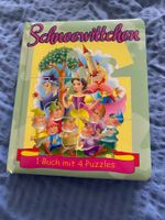Schneewittchen 1 Buch mit 4 Puzzles