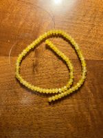 1 Strang echte schöne gelbe Topas Rondellen 6x4 mm