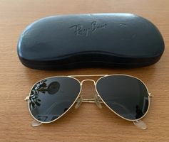 Vintage Ray-Ban Aviator Gold Original Green Lenses  + Case